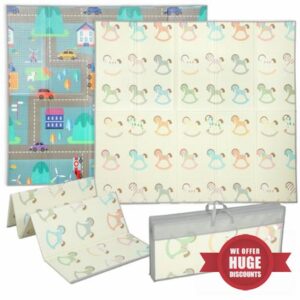 AIYAPLAY Double-Sided Foldable Baby Mat