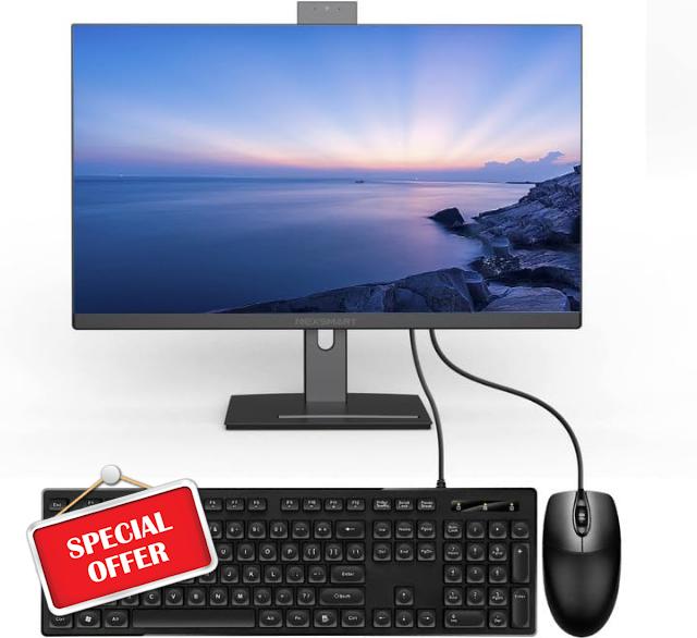 All-in-One PC 27inch Desktop Computer PC Rotatable Screen With Core i7(Up to 3.20Ghz)512GB SSD 16GB RAM Front Webcam