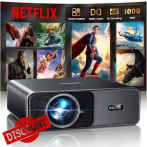 【NetfIix Officially & DoIby Audio】Projector 4K