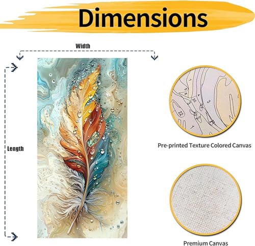 DIY Oil Painting Art with Paintbrushes and Acrylic Pigment