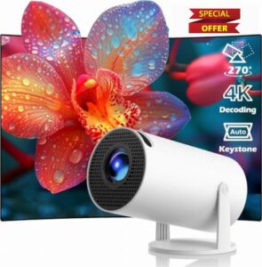 2025 Mini Projector 4K with WiFi and Bluetooth