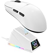 YINDIAO Ajazz AK820 Mechanical Keyboard with CNC Knob Control,75% ANSI Layout,81Keys Gasket Mount...