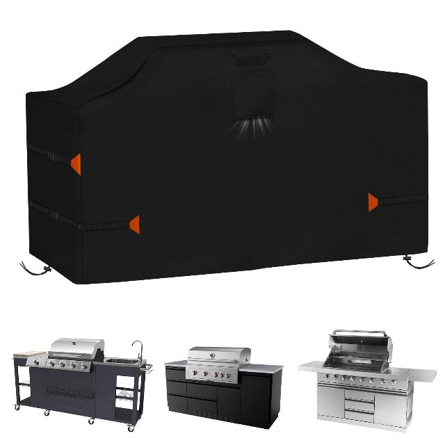 LYHNMW 86 Inch Island Grill Cover