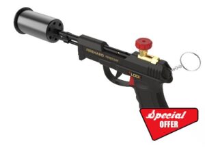Firegun Barbecue Gun Grill and Cooking Torch Campfire Starter Replacement for Fireplace Grill Lighter Sous-Vide Steak BBQ Flambéing Men's Gift BBQ Gif