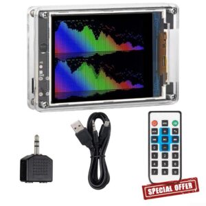 Music Spectrum Visualizer with LCD Clock Functionality for Home