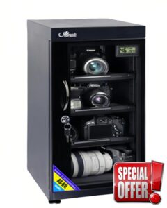 Dry Cabinet Camera Digital Control Dehumidifier Electronic Dry Box for Lens Camera Tea Stamp Jewelry Equipment Storage (50L)