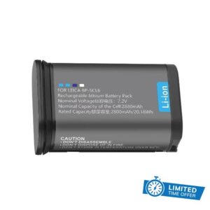 BP-SCL6 Replacement Battery ,Compatible For Leica Q2 SL2 SL2-S Q3 SL3 SL3-S 43 Camera Part(1 Battery)