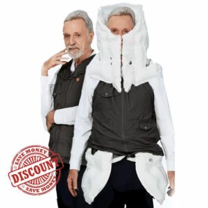 LSBHPPD Reusable airbag Jacket Elderly Prevent Fall Smart airbag Vest With APP To View Exercise Data For Outdoor Use