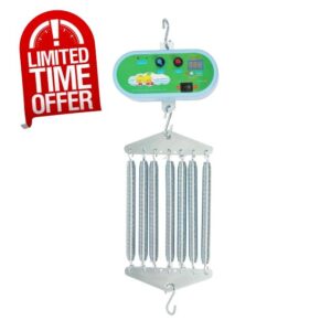 Baby Automatic Swing Controller with Adjustable Timer Spring for Infant Bed Nursery Cordless Screwdriver Set (Silver