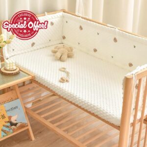 PTKG Bed Rail for Toddlers Toddler Bed Guard Bed Guard for Toddler Bed Cot Liner Headboard Padded Side Protectors Crib Rail Cover Baby Cot Liner Headboard Padded