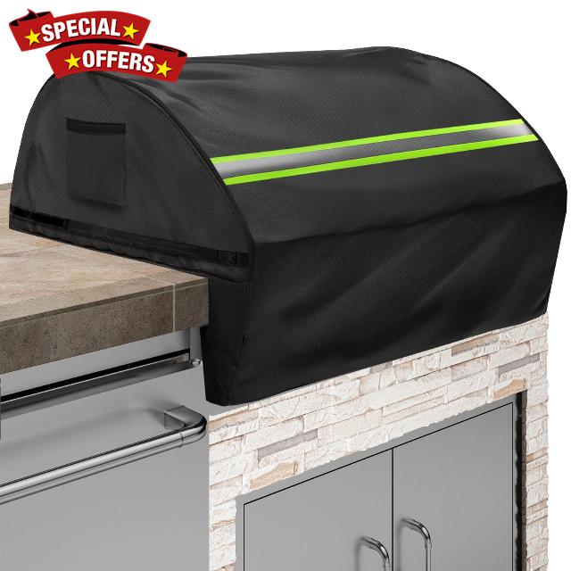 Built-in Grill Cover for Lynx 36-Inch - Heavy Duty 600D Waterproof with Reflective Strips and Plush Lining