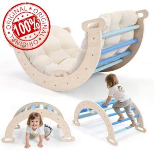 2-in-1 Toddler Climbing Frame with Armrests