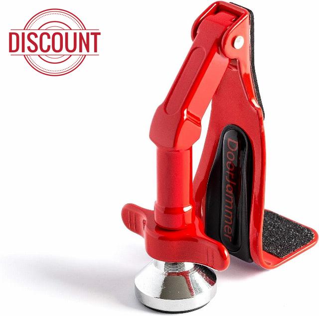 DoorJammer Portable Door Lock Brace for Home Security and Personal Protection (DJ3 - DoorJammer (Standard))