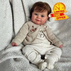Zero pam Reborn Baby Dolls Girsl-20 In Realistic Baby Doll
