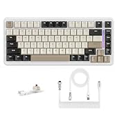 LexonElec X ATTACK SHARK M86 Pro Wireless Mechanical Keyboard, Tri Mode-BT/2.4G/Wired, 4000mAh, H...