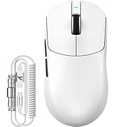ATTACK SHARK X8 PLUS Wireless Gaming Mouse With C06 Ultra LED Cable, 55g SUPERLIGHT, Large Hand S...