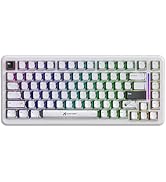ATTACK SHARK X82PRO HE 75% Wireless Rapid Trigger Gaming Keyboard, Hall Effect Magnetic Switch Ke...