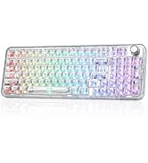 YUNZII YZ75 75% Hot Swappable Wireless Gaming Mechanical Keyboard, RGB Backlights, BT5.0/2.4G/USB...