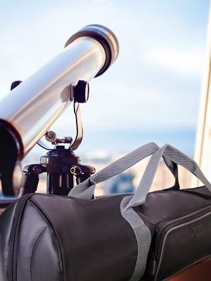 Text reads 'GEAR'. Series of nighttime outdoor activity images showing silhouettes against dark blue sky with moon, featuring camping and adventure scenes.