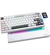 YUNZII AL71 75% Mechanical Keyboard, Full Aluminum CNC, Hot-Swap Gasket, 2.4GHz Wireless BT5.0/US...