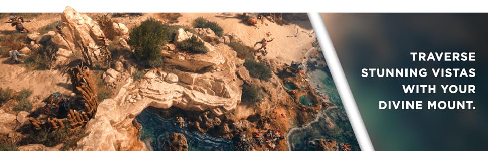 This fighter is taking on a mythical beast with wings! Looks like a tough fight!