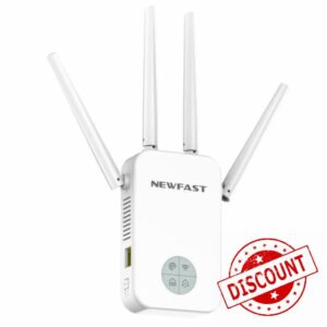 NEWFAST 1200Mbps WiFi Range booster Wireless Range Extender