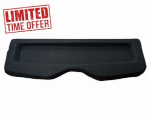 Car Parcel Shelf - Compatible with Skoda Citigo (2011-2020) | Sturdy Boot Cover with Clips for Extra Storage | Space Saving Car Accessories | Black