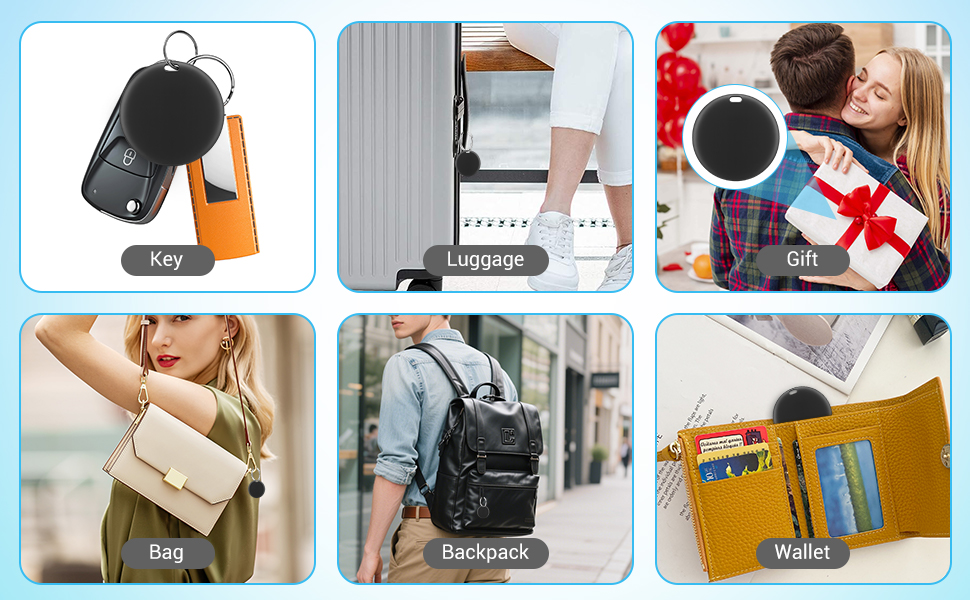 Text reads 'Use Find My to Pair, not Bluetooth'. Technical interface screens showing device pairing instructions with blue and white color scheme.