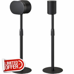 Height-adjustable Speaker Stands Compatible with SONOS Era 300 and Era 100