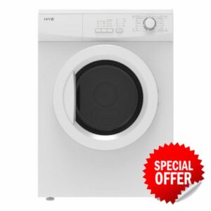 Freestanding 7kg Vented Tumble Dryer – White Stylish Clothes Machine with 15 Programs - Compact Tumble Dryers for Small Homes