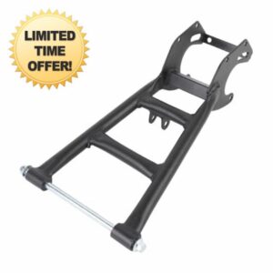 Akozon Steel Alloy Rear Suspension Rocker Arm Swing for ATV with 6 7 Inches Tires Heavy Duty Rear Fork Swing Arm Enhances Stability for DIY Enthusiasts