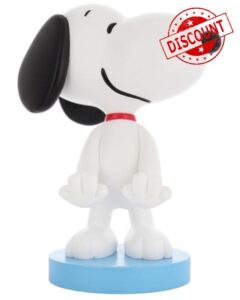 Cableguys Peanuts Snoopy Controller Holder & Phone Stand - Gaming Accessories for Room and Desk Setup