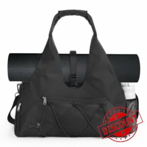 Sports Bag for Women Yoga Bag with Shoe Compartment & Wet Compartment Travel Bag Carry Bag for Yoga Mats Leisure Handbag Swimming Bag Gym Bag for Men and Wome