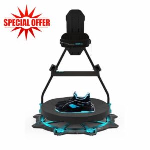 KAT Walk C2 PLUS VR Treadmill丨Full-Body Locomotion System with Foot Haptics丨Compact 360° VR Platform for Gaming