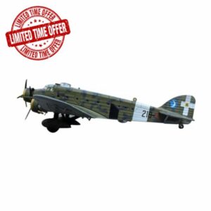MOUDOAUER 1/144 Scale WWII Italian Savoia SIAI-Marchetti S.81 Pipistrello Bomber Model Alloy Model Diecast Plane Toy for Collectio