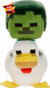 Mattel Minecraft Plush Zombie Chicken Jockey Toy