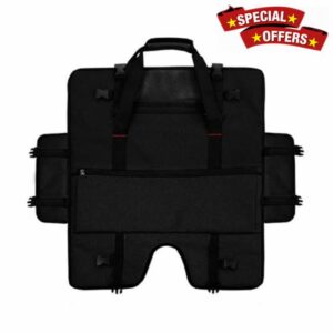 Protective Monitor Carry Bag - Adjustable Computer Travel Bag Organizer | Multi-Storage Bag Portable Display Case for 20-24 Inch Screens