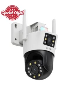 ZOSI 4MP+4MP Dual-Lens WiFi Outdoor Camera