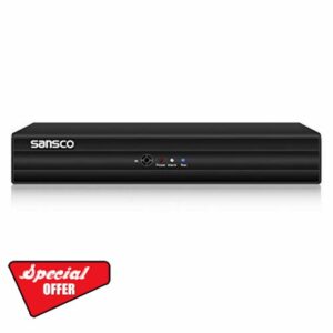 SANSCO 4 Channel 5MP Lite HD DVR for Home CCTV Security Camera System