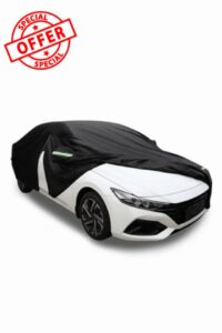 Universal Car Cover 420*170*145cm - Driver Side and Front Passenger Side Zipper Openings - Windproof