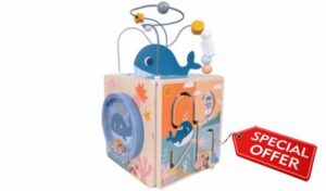 Chad Wooden Under the Sea Activity Cube
