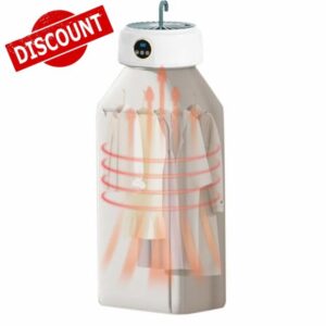 Electric Dryers - Small Clothes Dryer with Foldable Design