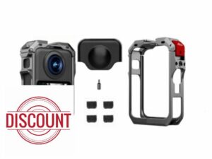 Aluminum Camera Cage Frame Compatible with DJI Osmo 360 Action Camera
