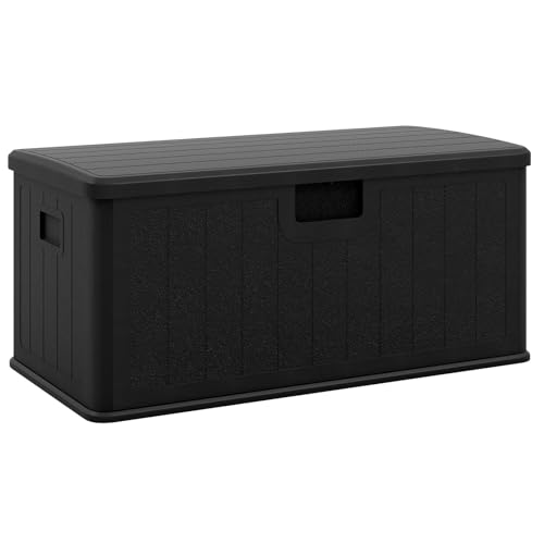 Waterproof Resin Deck Boxes with Lockable Sit-on Lid
