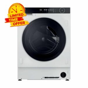 Haier Series 8 HWB100B14858U1UK Integrated 10kg Washing Machine with 1400 rpm - White - A Rated