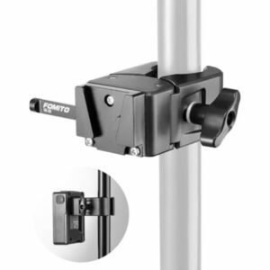 FOMITO Crab Clamp Universal Adapter VK-08 V-Lock Mount Battery Plate Quick Release for DSLR Camera Power Supply