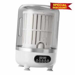 Qianly Portable 3L Large Capacity Underwear Washer Turbine Automatic Mini Washing Machine Washing Spin 2-in-1 Mini Washer Laundry for Apartment