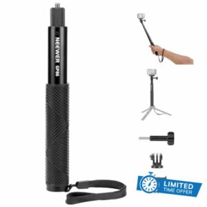 NEEWER Extension Rod Kit Compatible with DJI OSMO Action 5 Pro 4 3 GoPro Insta360 AKASO