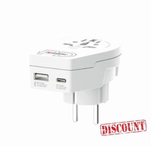 Skross World to Europe USB AC20PD Travel Adapter
