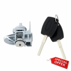 1 Set Car Door Locks with Two Keys 8A6AA22050LB 1757128 Compatible with Ford Fiesta MK7 2008-2012